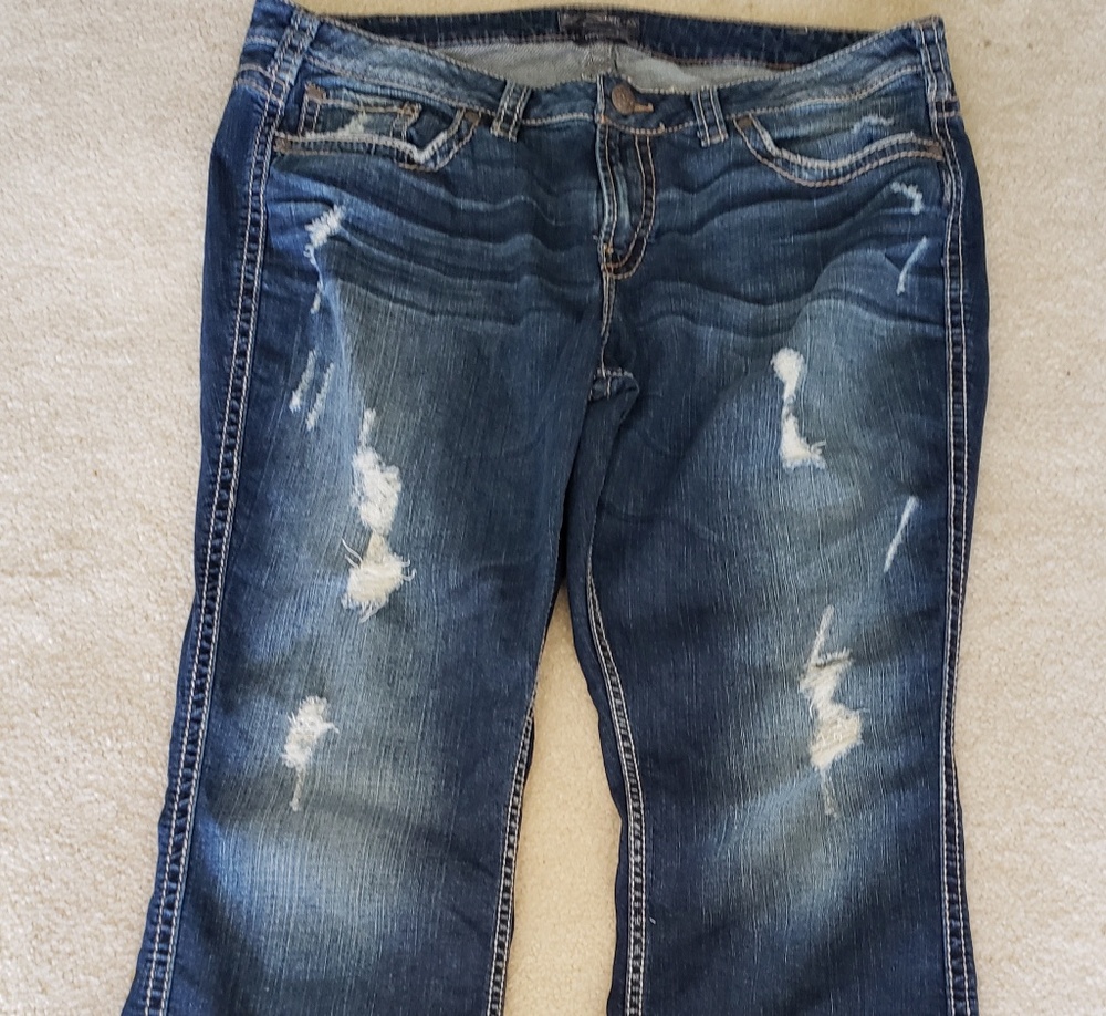 Womens plus size Francis Silver Jeans Sz 22W